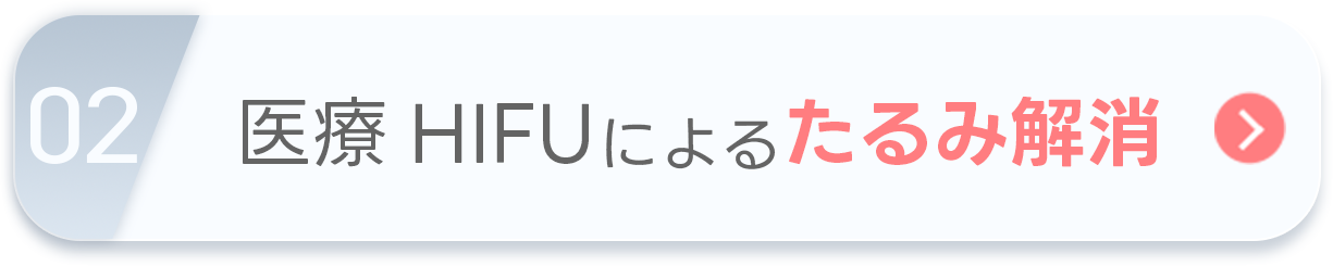 医療HIFUによるたるみ解消