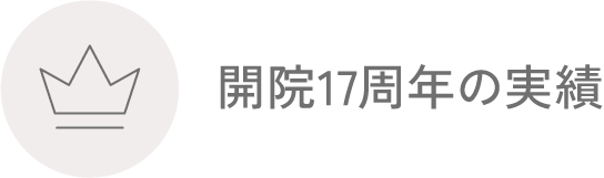 開院17周年の実績