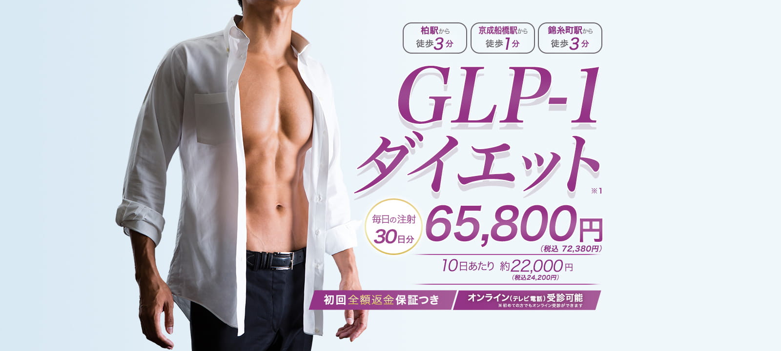 GLP-1ダイエット 30日分72,380円(税込)